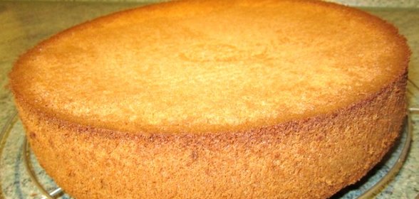 Ванильный бисквит для торта