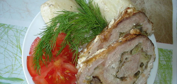 шейка свиная фаршированная(вариант)