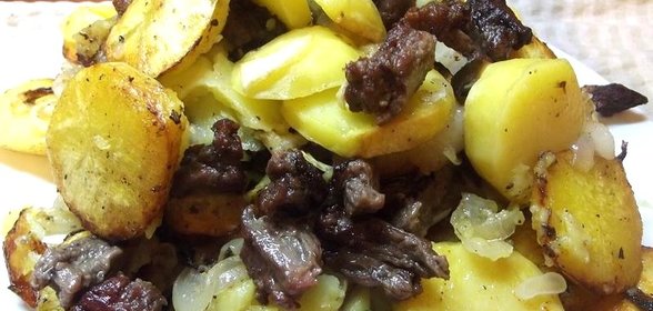 Праздничный картофель запеченый с говядиной