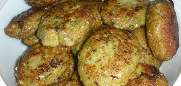 Котлеты с грибами и зеленью