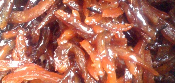 Цукаты из апельсиновых корочек