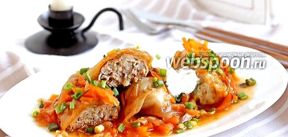 Голубцы с перловкой