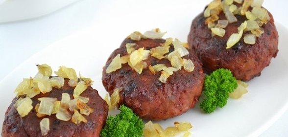 Свекольные котлеты с мясом