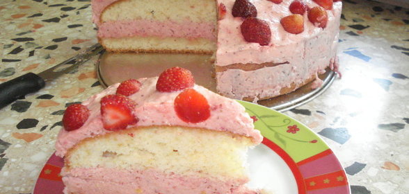 Торт клубничный(фруктовый)