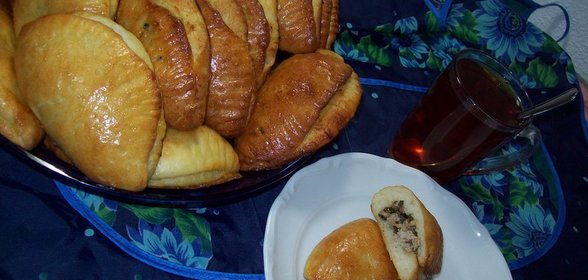 Пироги с фаршем и овощами Базлама