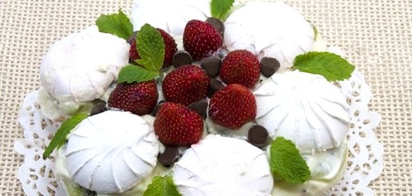 Торт из зефира без выпечки