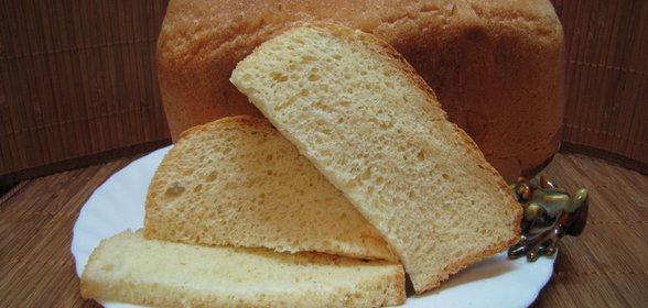 Хлебушек яичный в хлебопечке