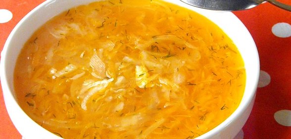 Постные щи из квашеной капусты