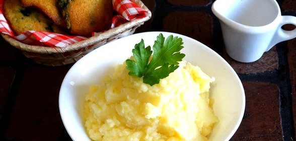 Картофельное пюре с яйцом