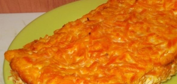 Морковная запеканка «Солнечная»