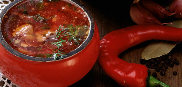 Борщ с квашеной капустой