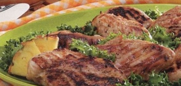 Куриное филе в ананасовом маринаде