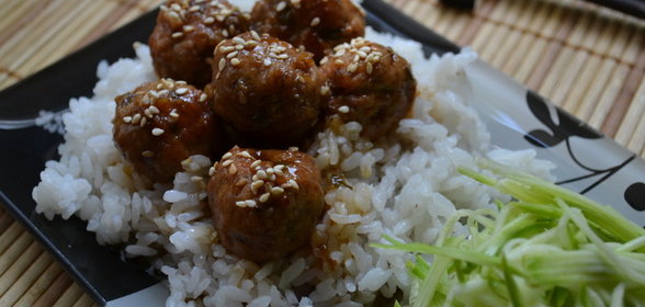 Мясные шарики Терияки