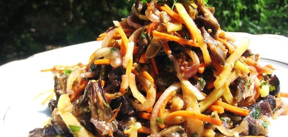 Баклажаны почти по-корейски