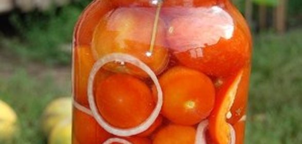 Помидоры слоями на зиму