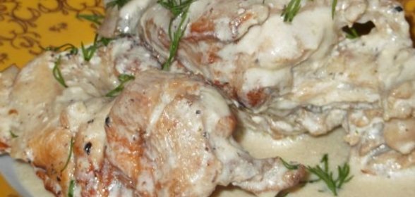 Кролик в сметане (6 порций)