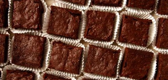 Кофейно-шоколадные пирожные с грецкими орехами