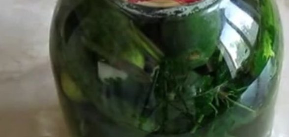 Маринованные огурцы на зиму (без стерилизации)