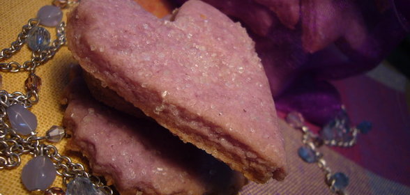 Черносмородиновое сахарное печенье