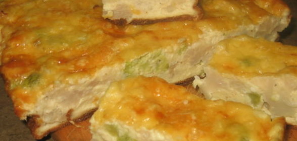 Пирог с цветной капустой и брокколи