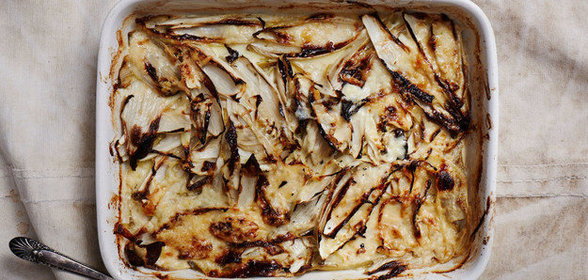 Гратен из эндивия и фенхеля