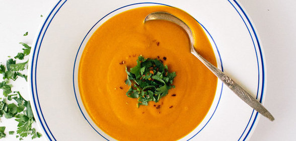Морковно-кокосовый суп
