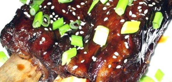 Говяжьи ребра-гриль в маринаде по‑корейски