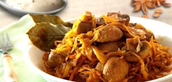 Солянка из квашеной капусты в мультиварке