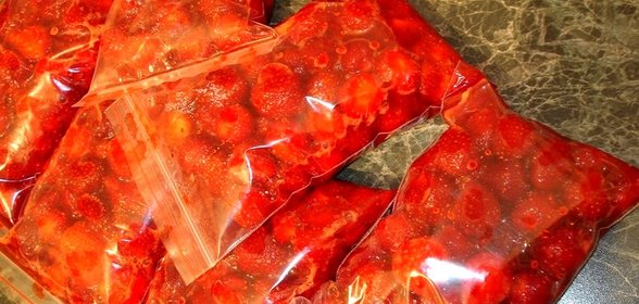 Клубника на зиму без варки