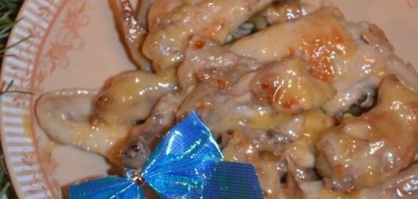 Цыплёнок в хересе с чесноком