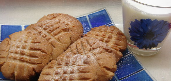 Нежное печенье с арахисовым маслом