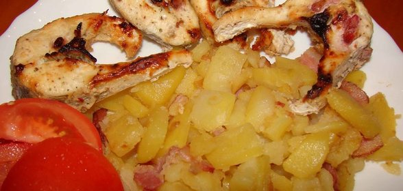 Треска в йогуртовом маринаде