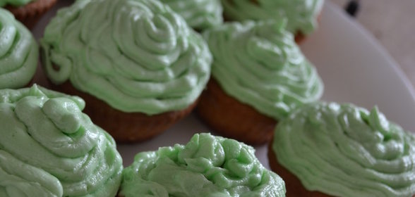 Воздушные кексы с масляным кремом №2