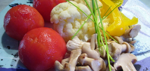 Универсальный маринад для быстрого (за сутки) маринования овощей (цветная капуста, помидоры, грибы)