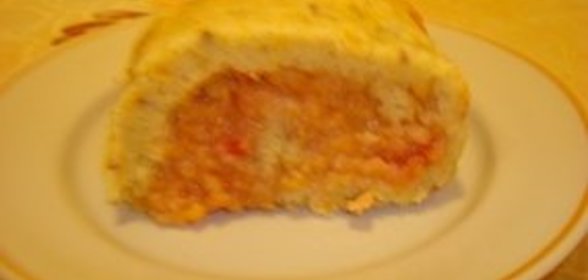 Яблочно-апельсиновый рулет