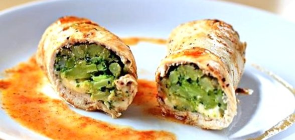 Курица с брокколи и сыром