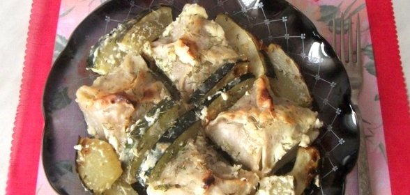Манты с кабачками