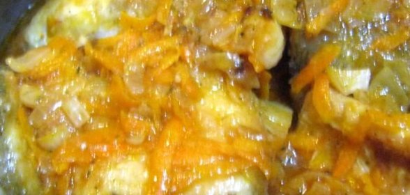 Судак жареный под маринадом