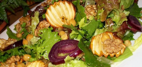 Яблоки, орехи, мед, горох...квартет...для аюрведы сочетаний лучше нет