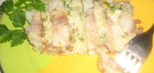 Рыба запеченная с гарниром