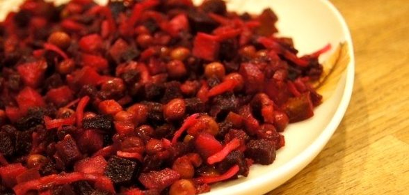 Винегрет с квашеной капустой