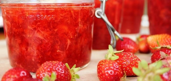 Клубничное варенье без сахара