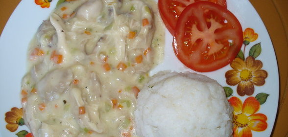 Фрикассе из курицы ( вариант)