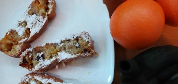 Постный апельсиновый кекс с тыквой