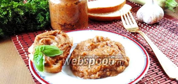 Кабачковая икра с грибами