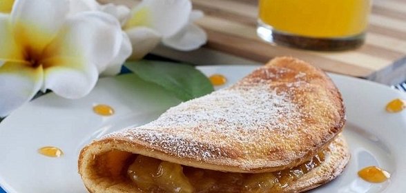 Омлет с вареньем