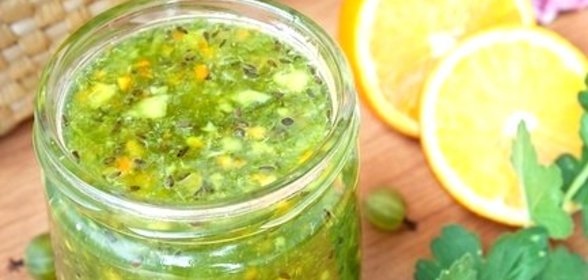 Варенье из крыжовника без сахара