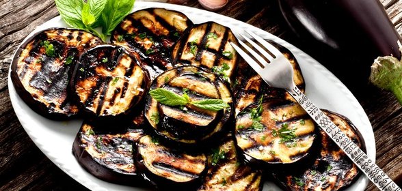 Melanzane grigliate (баклажаны на гриле под оливковым маслом)