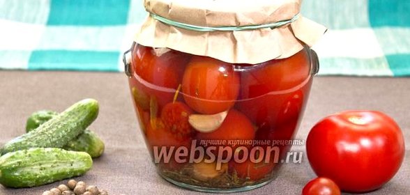 Консервированные помидоры с розмарином и чесноком