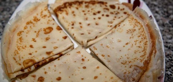 Блины с оливковым маслом